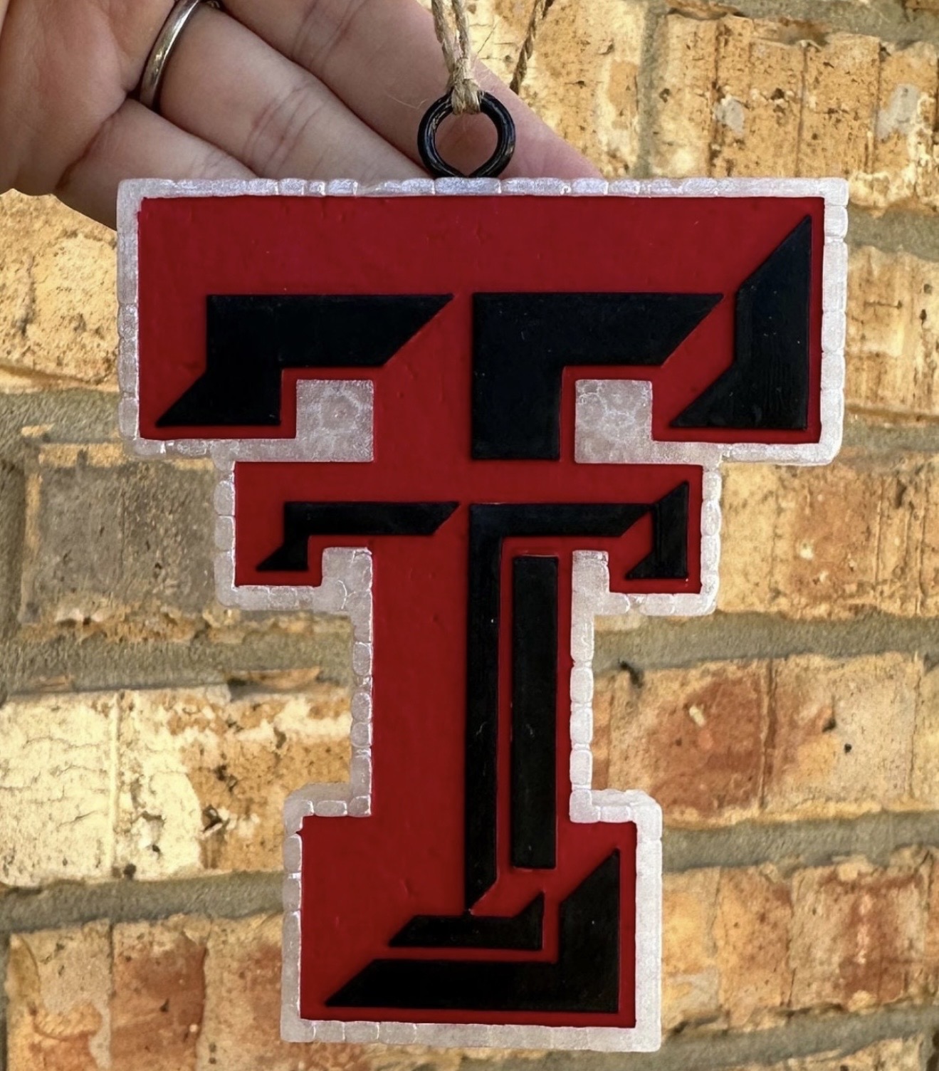 Texas Tech Double T car freshie Lubbock